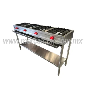 ESTUFA 4 QUEMADORES INOX