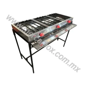 ESTUFA 3 QUEMADORES CON CHAROLA LINEA ECONOMICA