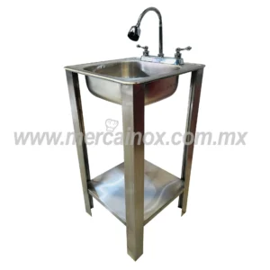 FREGADERO SENCILLO CON MEZCLADORA