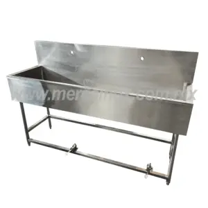 LAVAMANOS DOBLE CON SISTEMA DE PEDAL