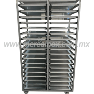 RACK ESPIGUERO DE METAL PARA 36 CHAROLAS