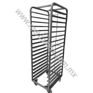 RACK ESPIGUERO DE METAL PARA 18 CHAROLAS