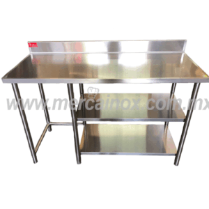 MESA DE TRABAJO DOBLE ENTREPAÑO