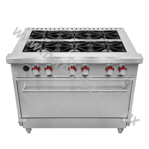ESTUFA INDUSTRIAL ROBUST 6 QUEMADORES CON HORNO
