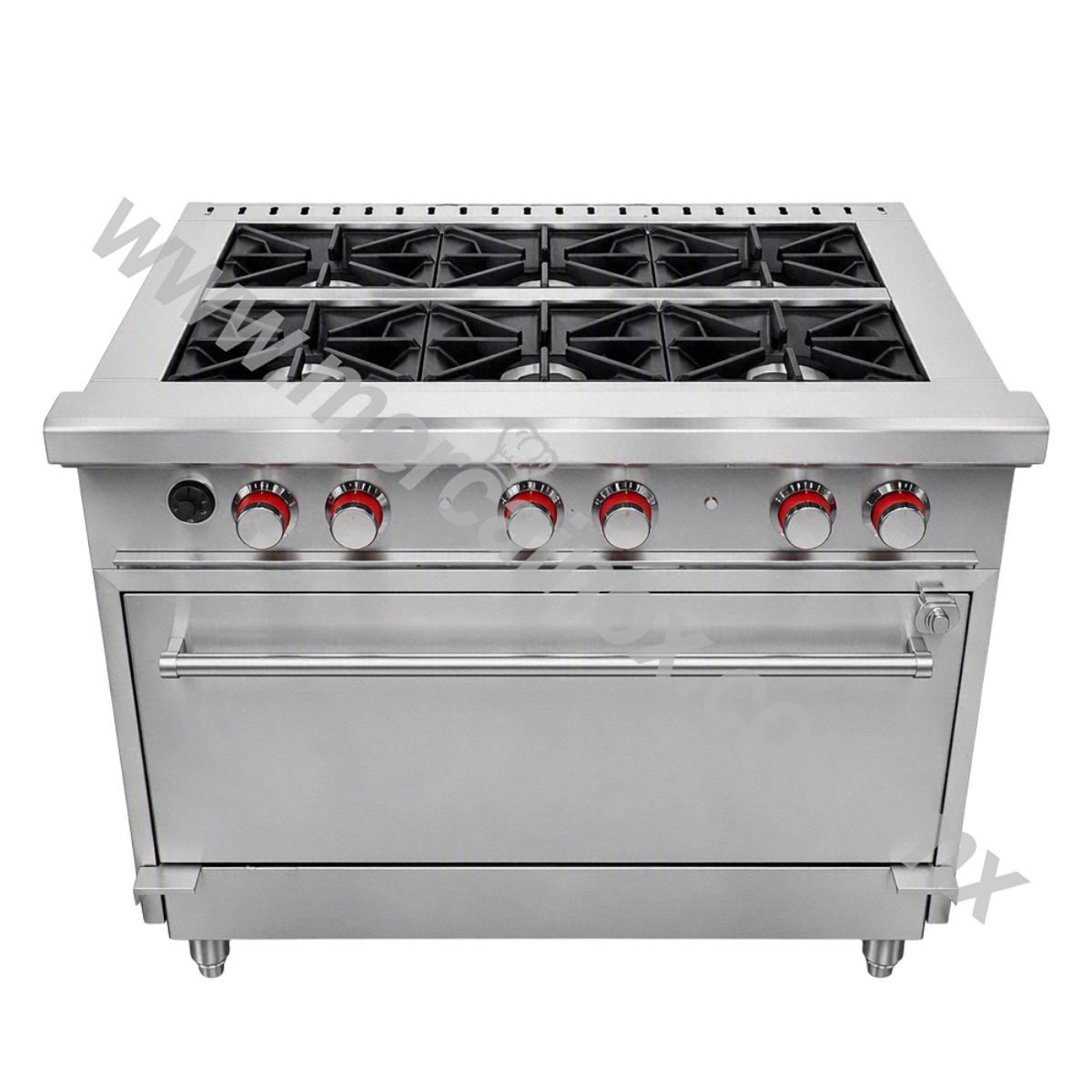 ESTUFA INDUSTRIAL  ROBUST 6 QUEMADORES CON HORNO