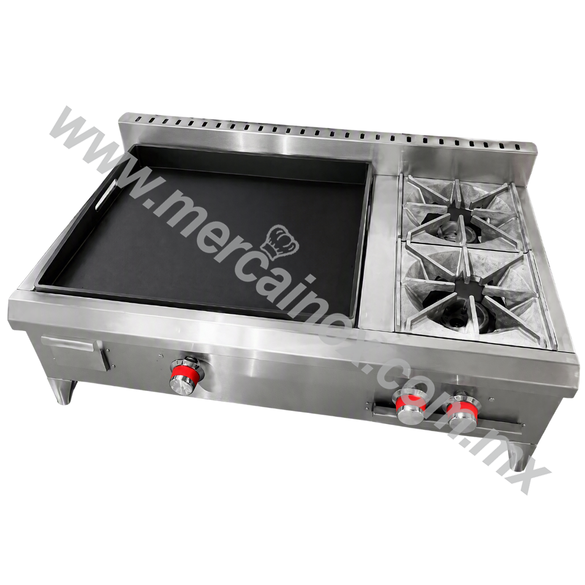 PLANCHA Y 2 QUEMADORES ROBUST